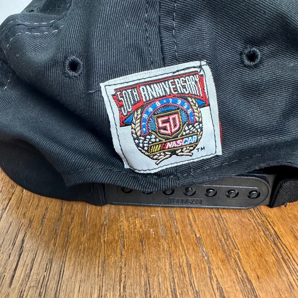 Vintage Dale Earnhardt NASCAR Hat Competitors View Black Red OSFM 3 Racing - Picture 6 of 9